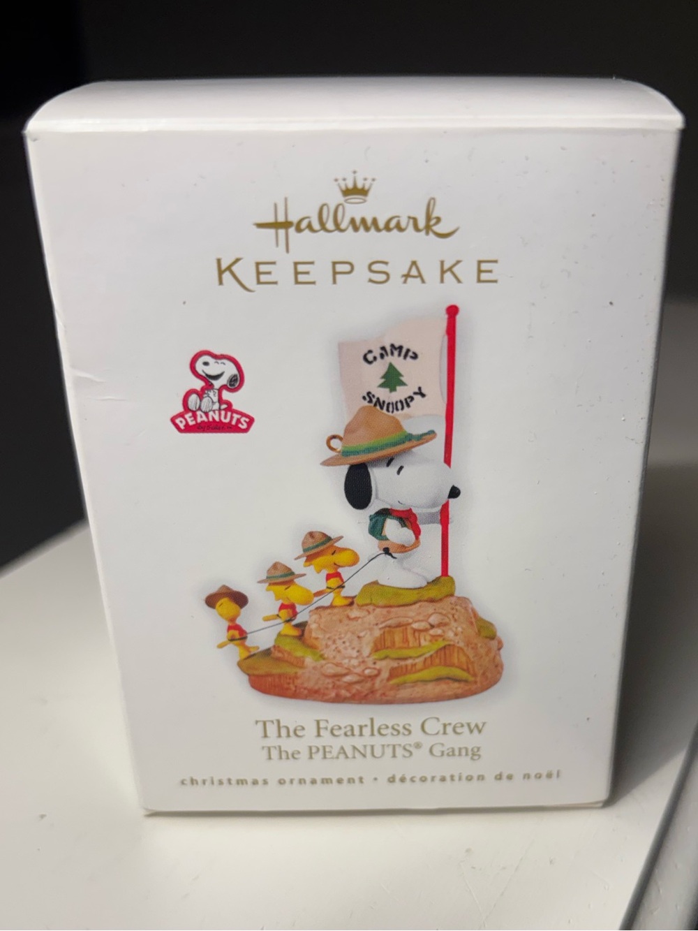 Hallmark Keepsake Snoopy ornament, Peanuts,  “The Fearless Crew” Ornament